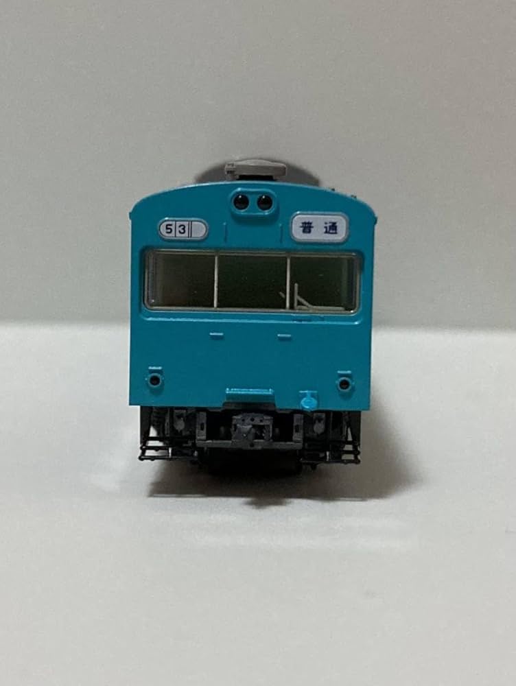 Amazon.co.jp: 低運転台 新製冷房車 スカイブルー 103系 クハ103